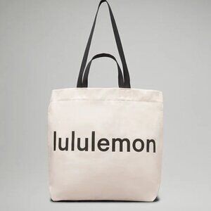 Lululemon Double Handle Logo Tote Bag